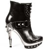 BOTY NEW ROCK M.PUNK003-C1 NOMADA NEGRO PLAT ACERO PUNK PIRAMID T RECICLE