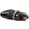 BOTY NEW ROCK M.8147-S1 Nomada Negro, Charol STUCO ACERO, Nomada Negro, ABS N