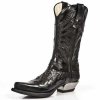 BOTY NEW ROCK M.7991-S2 NOMADA NEGRO PITON NEGRO, WEST NEGRO T.ACERO