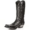 BOTY NEW ROCK M.7921-S3 PULIK ACERO E ITALI NEGRO, WEST NEGRO ACERO T.ACERO