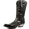 BOTY NEW ROCK M.7921-S1 NOMADA Y FIRENCE NEGRO, WEST NEGRO-ACERO T.ACERO