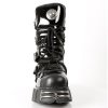 BOTY NEW ROCK M.313-S1 ITALI NEGRO Y CHAROL NEGRO, TOWER NEGRO ACERO ORIF Y C