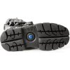 BOTY NEW ROCK M.313-S1 ITALI NEGRO Y CHAROL NEGRO, TOWER NEGRO ACERO ORIF Y C