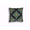 alt="Decorative velvet cushion Jungle Pearl from below – bottom side, handmade quality, premium stitching"
