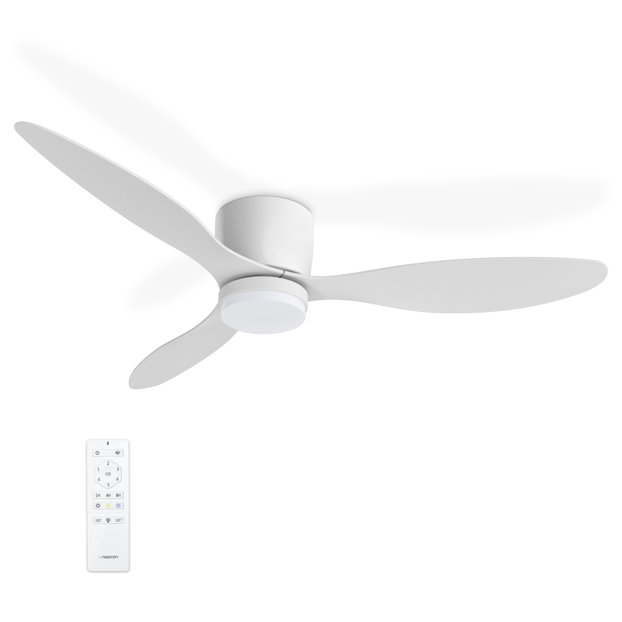 Stropní ventilátor Noaton 11132WW Fornax pro místnost od 25 m²