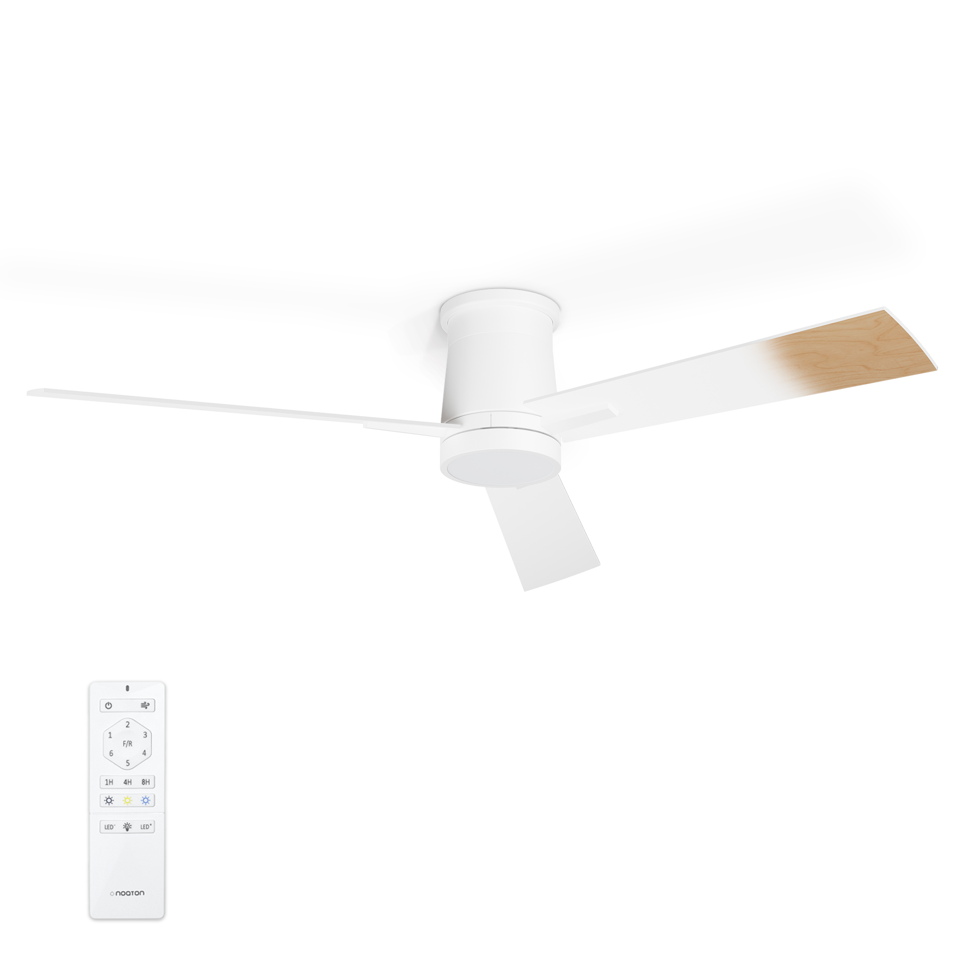Stropní ventilátor Noaton 16132WWL Rhea pro místnost 14–18 m²