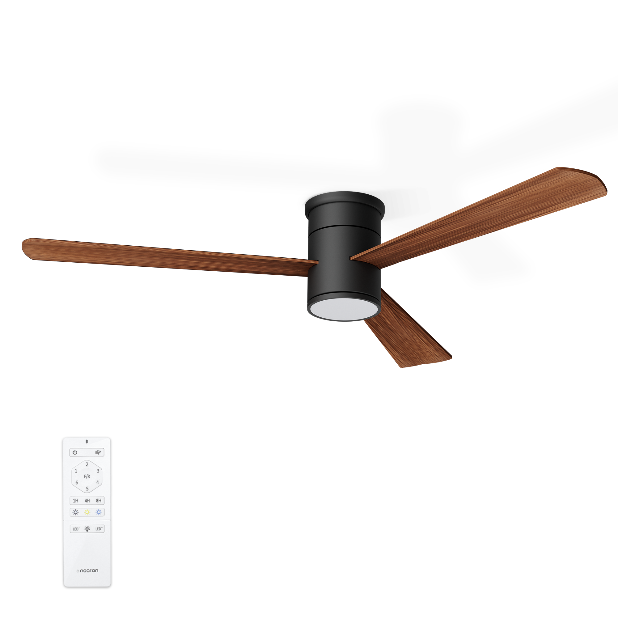 Stropní ventilátor Noaton 15132BD Zoya pro místnost 14–18 m²