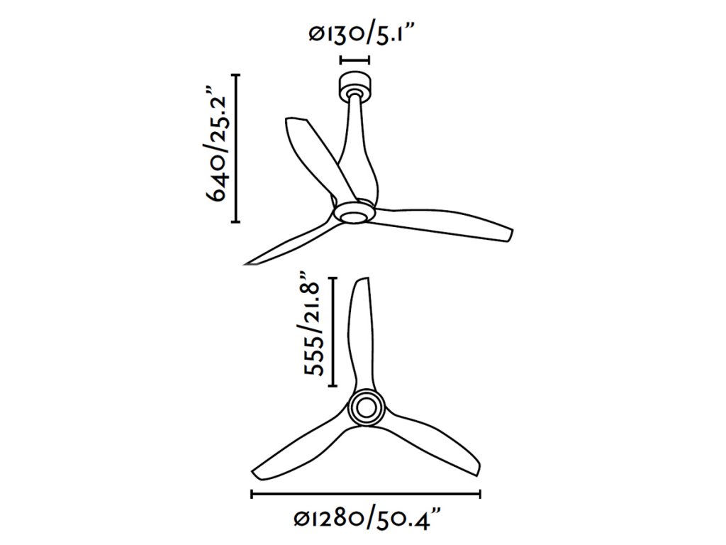 Schéma stropní ventilátor faro 32001 eterfan