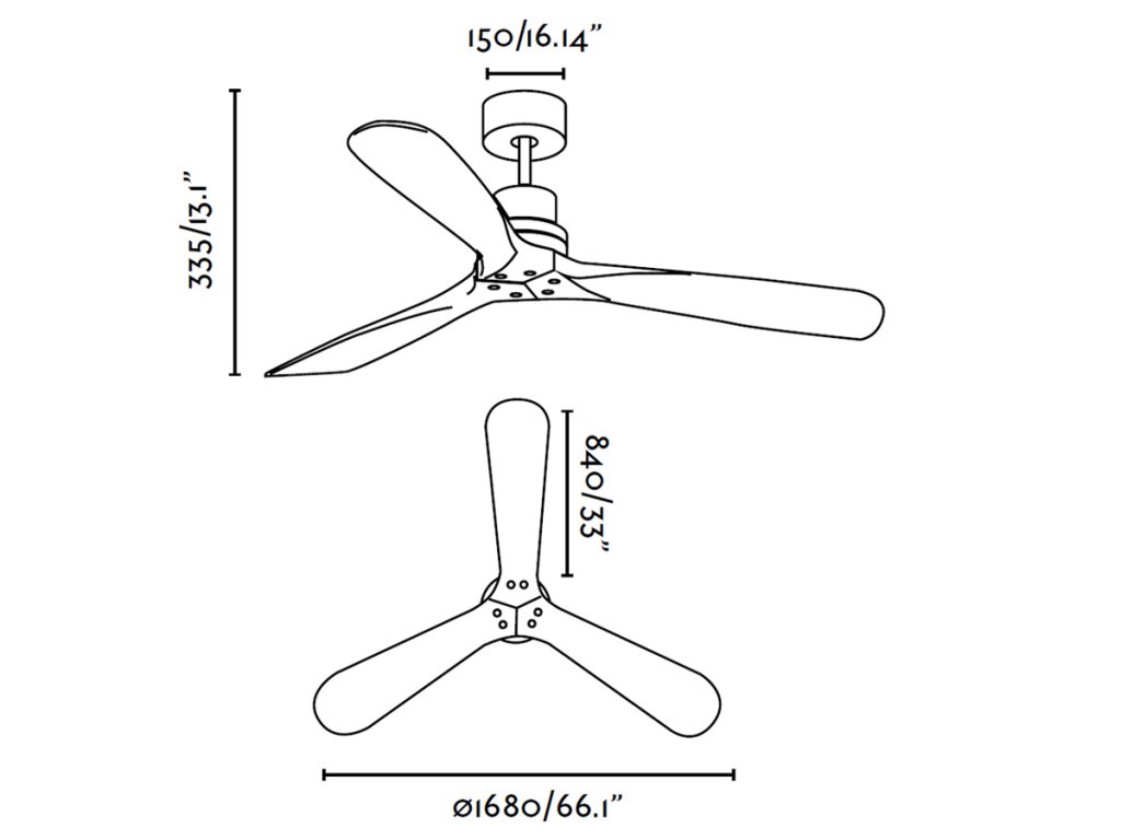 Schéma stropní ventilátor faro 33464 lantau-g