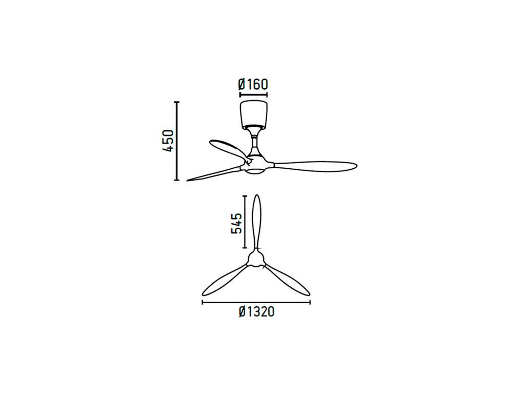 Schéma stropní ventilátor faro 33474 itaca