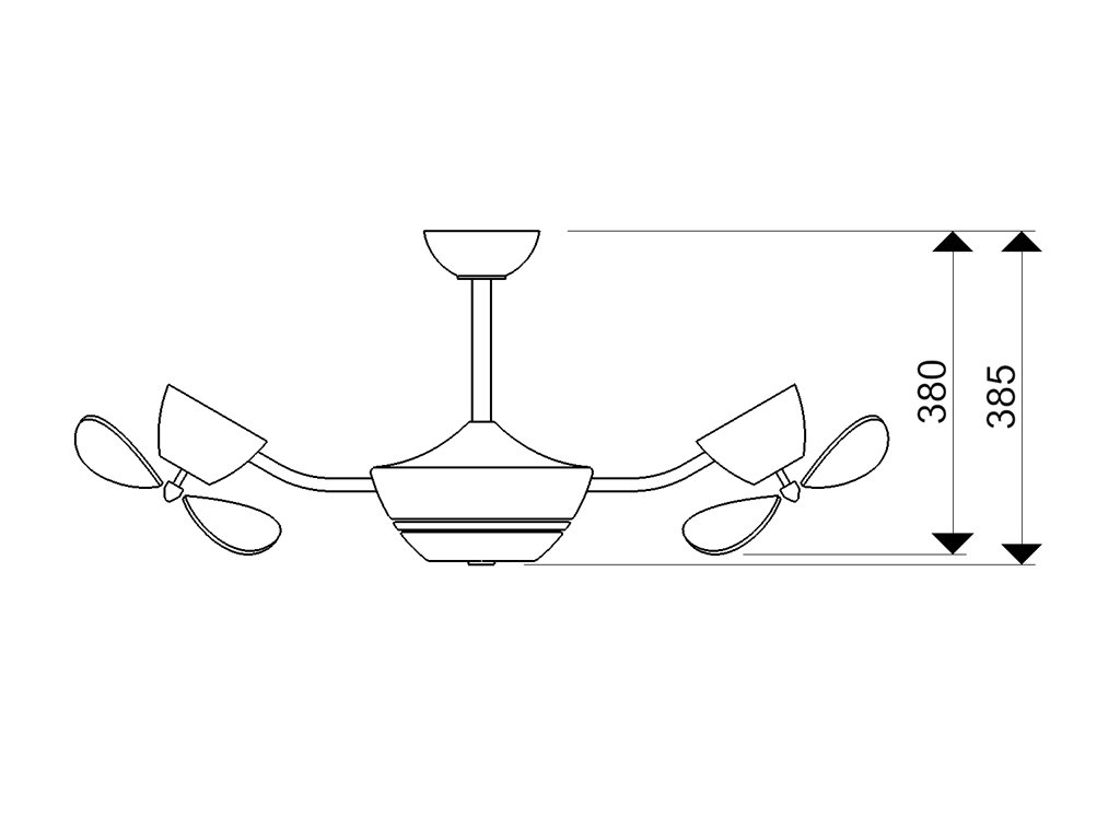 Schéma stropní ventilátor aireryder fn41132 efan