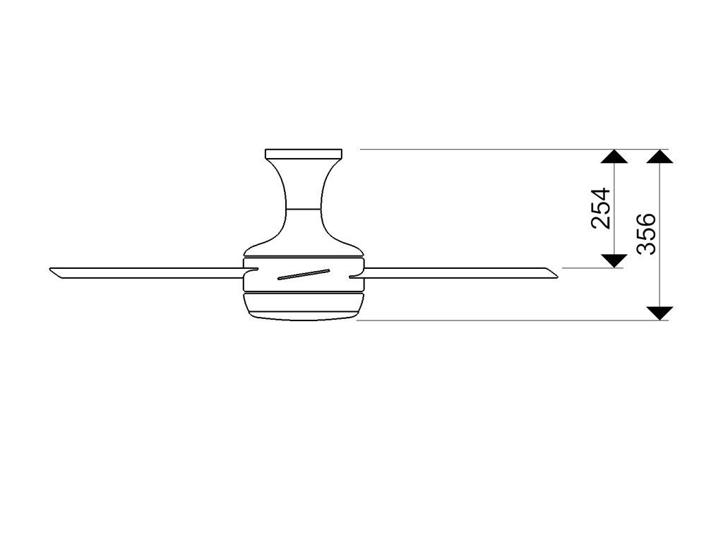 Schéma stropní ventilátor aireryder fn72238 saturn