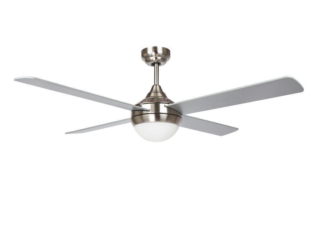 Sulion 075266 CROSS, šedá a dub, stropní ventilátor se světlem