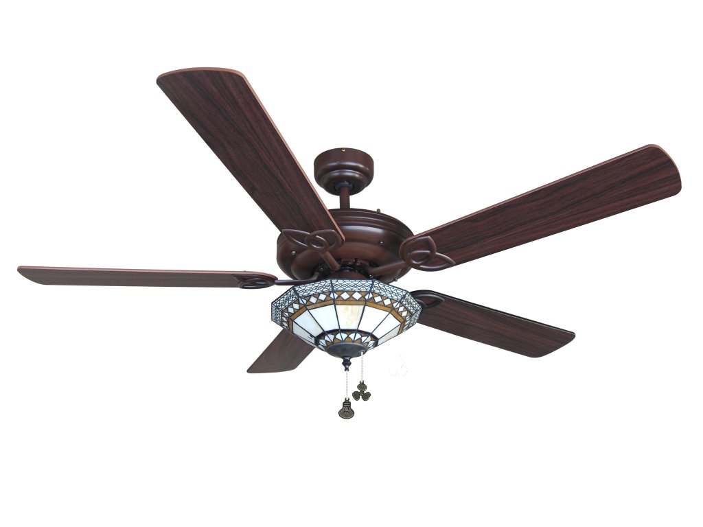 Sulion 075026 DALLAS, tmavě hnědá a šedá, stropní ventilátor se světlem