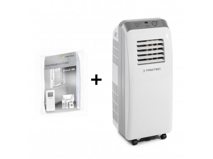 mobilní klimatizace Trotec PAC 2600 E a těsnění oken AirLock 100