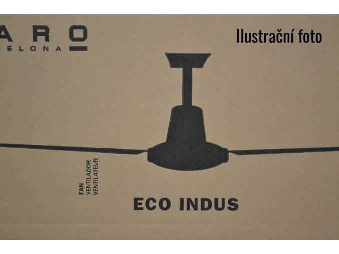 FARO 33005 ECO INDUS, bílý, stropní ventilátor  Ovládání na zeď