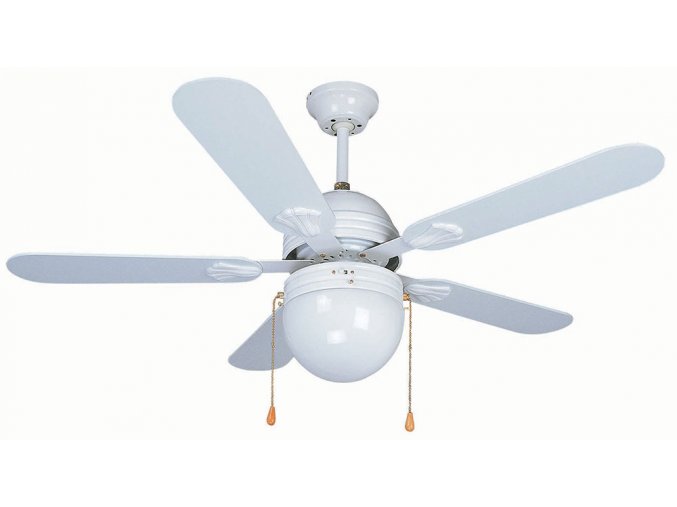 Stropní ventilátor se světlem FARO 33156 AGADIR bílý