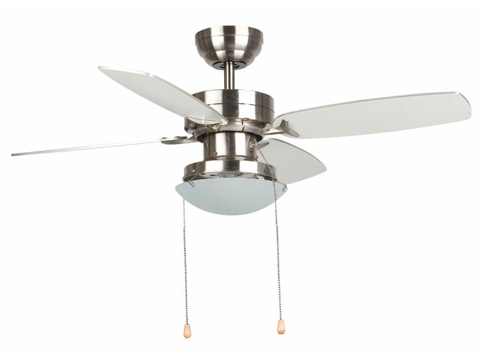 Stropní ventilátor se světlem FARO 33358 EGADI šedý nebo bílý/matný nikl