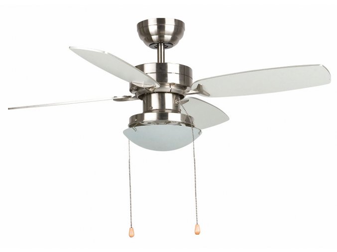 Stropní ventilátor se světlem FARO 33358 EGADI šedý nebo bílý/matný nikl