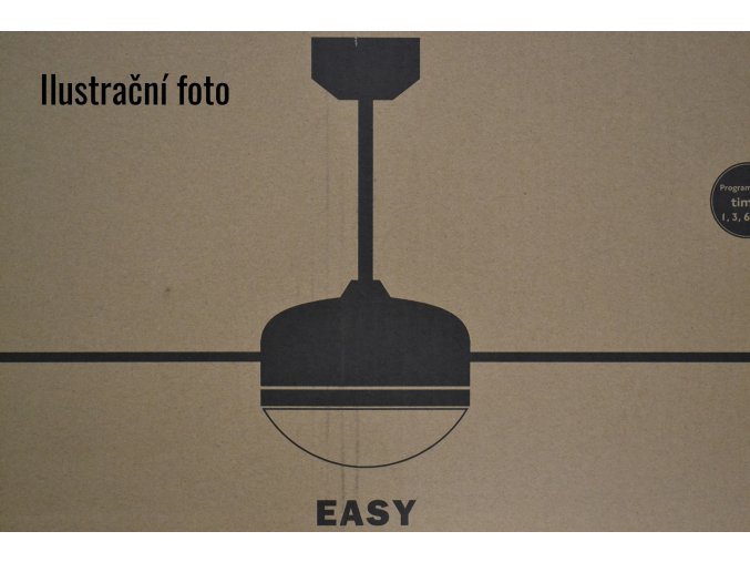FARO 33416 EASY, šedý, stropní ventilátor se světlem  dálkové ovládání