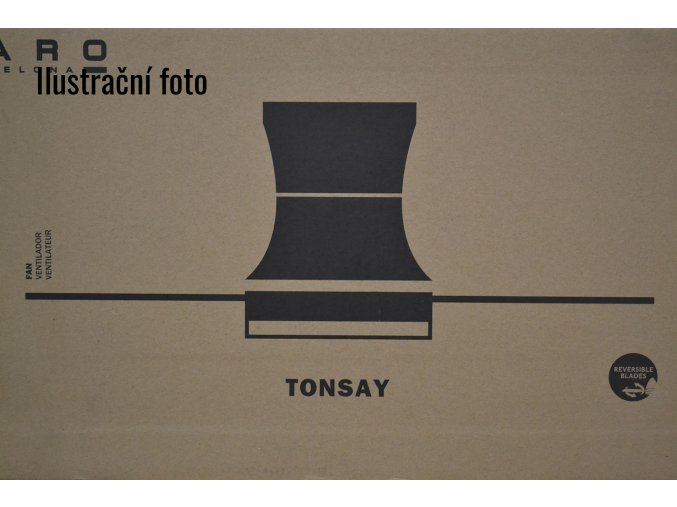FARO 33386 TONSAY, cedr a wenge, stropní ventilátor se světlem  ovládání dálkové