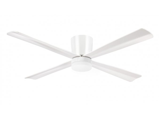 Sulion 072224 MALIBU, bílá, stropní ventilátor se světlem
