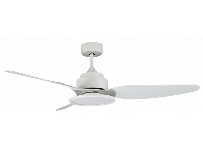 Sulion 072254 FIERA, bílá, stropní ventilátor s LED světlem a DC motorem