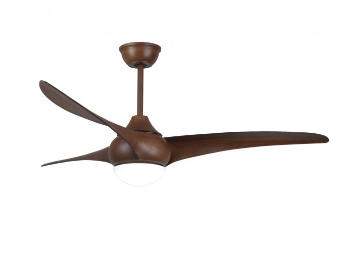 Sulion 075306 GALILEO, tmavě hnědá, stropní ventilátor s LED světlem a DC motorem