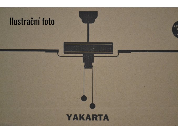 FARO 33713 YAKARTA, mahagon/tmavý ořech, hnědý, stropní ventilátor
