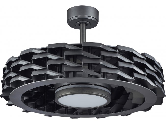 Sulion 072831 RUBIK, černá, stropní ventilátor se světlem