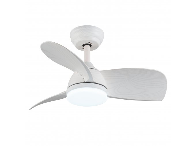 Sulion 75357 BEACH, bílá, stropní ventilátor s LED světlem a DC motorem