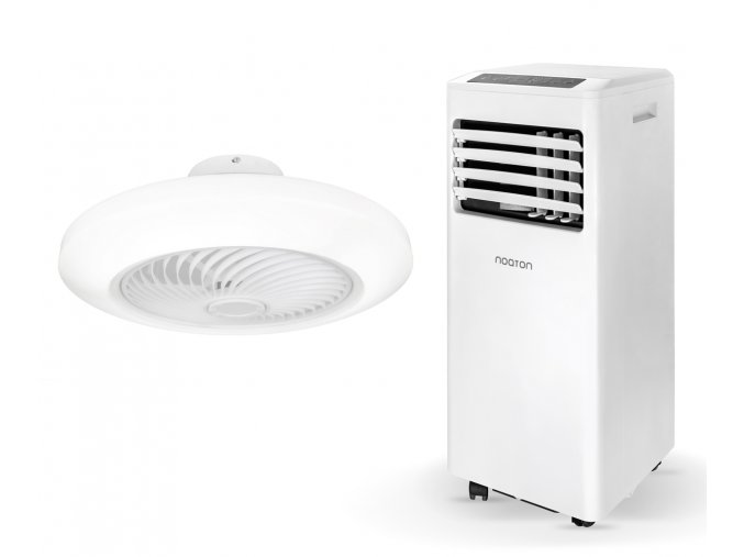 Zvýhodněná sada mobilní klimatizace a stropního ventilátoru (Noaton AC 5108 + Noaton 12050W Triton)