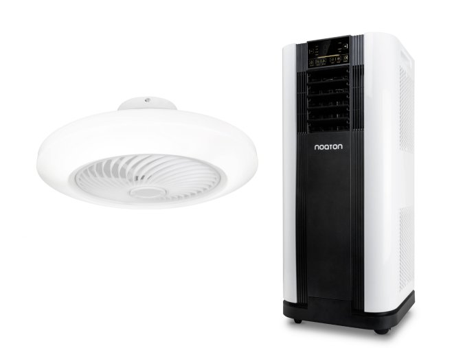 Zvýhodněná sada mobilní klimatizace a stropního ventilátoru (Noaton AC 5109 + 12050W Triton)