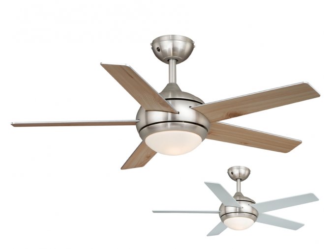 Stropní ventilátor AireRyder FN52238 Fresco borovice nebo stříbrný/saténový nikl, oboustranné lopatky