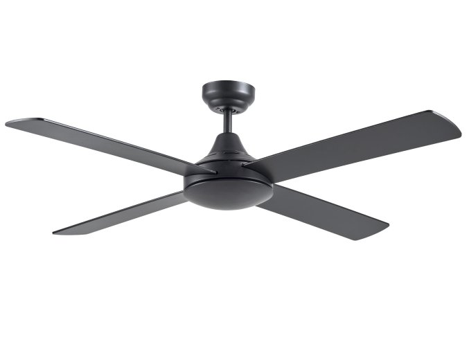Martec Link 122 cm, matná černá, stropní ventilátor bez světla