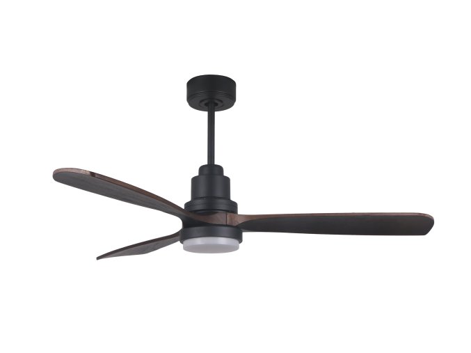 Martec Menorca, 132 cm, černá, stropní ventilátor se světlem