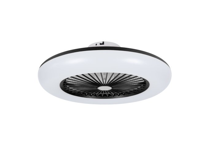 Noaton 11055B Callisto, černá, stropní ventilátor se světlem