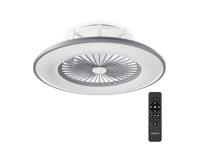 Noaton Vega 11056GR stropní ventilátor se světlem a dálkovým ovládáním