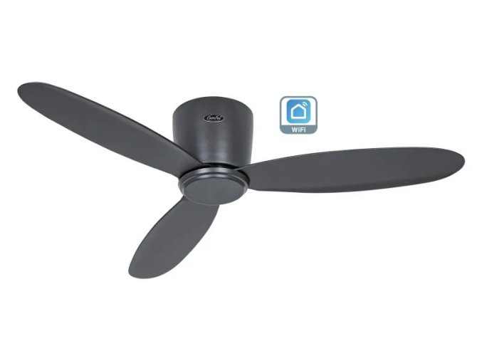 CasaFan 311284W Eco Plano II WiFi, čedičově šedá, stropní ventilátor - 3 lopatky