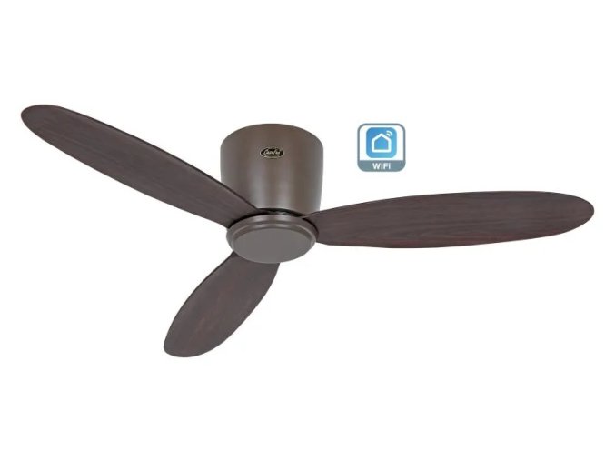 CasaFan 311282W Eco Plano II WiFi, ořech, stropní ventilátor - 3 lopatky