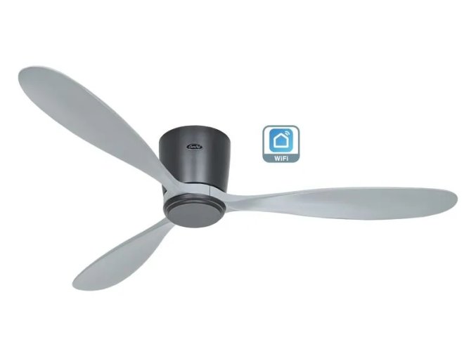 CasaFan 313297W Eco Plano II WiFi, světle šedá, stropní ventilátor - 3 lopatky