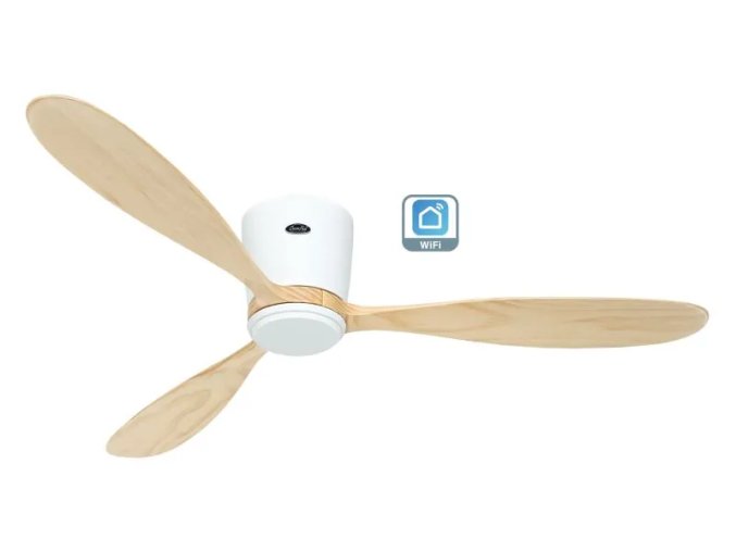 CasaFan 313292W Eco Plano Wood WiFi, přírodní dřevo, stropní ventilátor - 3 lopatky