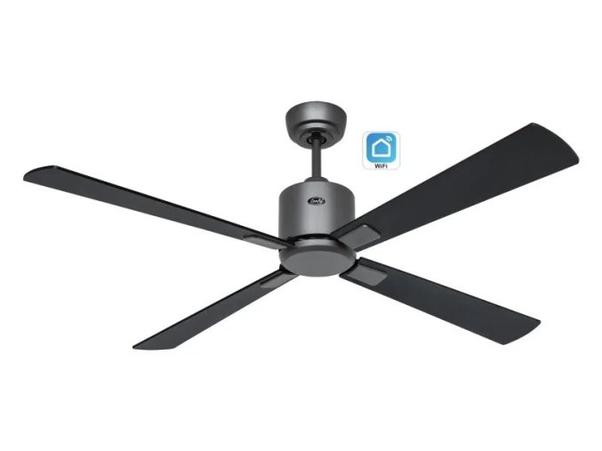 CasaFan 952202W Eco Neo III WiFi, černá, stropní ventilátor - 4 lopatky