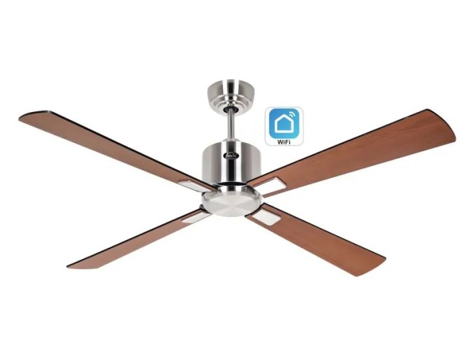 CasaFan 942202W Eco Neo III WiFi, teakové dřevo, stropní ventilátor - 4 lopatky