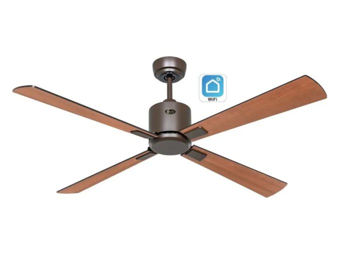 CasaFan 949202W Eco Neo III WiFi, teakové dřevo, stropní ventilátor - 4 lopatky