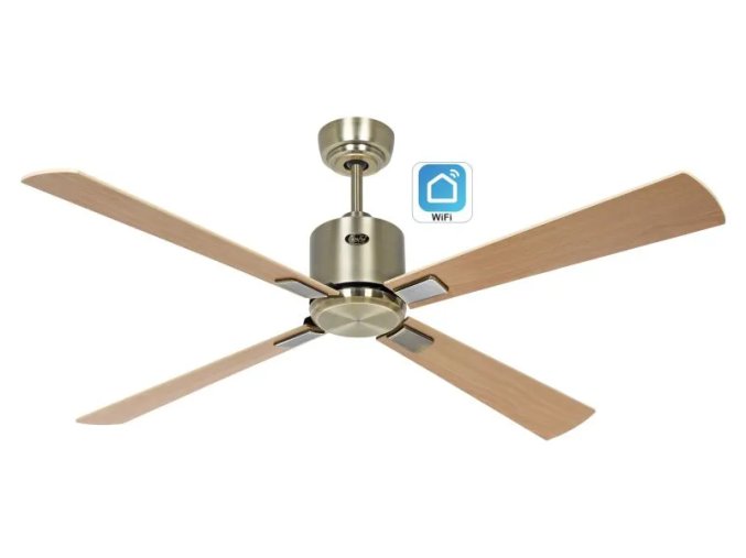 CasaFan 944222W Eco Neo III WiFi, buk, stropní ventilátor - 4 lopatky