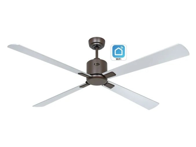 CasaFan 949337W Eco Neo III WiFi, stříbrná, stropní ventilátor - 4 lopatky