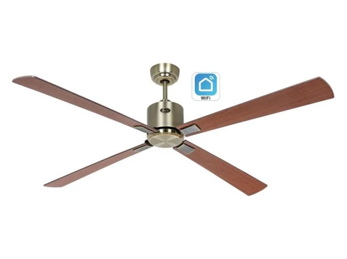 CasaFan 944313W Eco Neo III WiFi, třešeň, stropní ventilátor - 4 lopatky