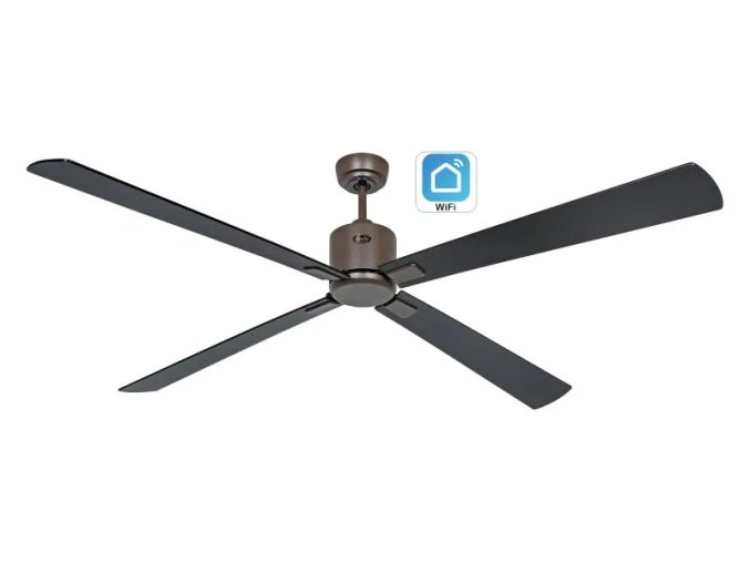 CasaFan 949410W Eco Neo III WiFi, černá, stropní ventilátor - 4 lopatky