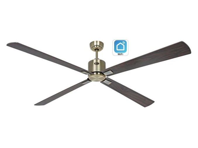 CasaFan 944415W Eco Neo III WiFi, ořech, stropní ventilátor - 4 lopatky